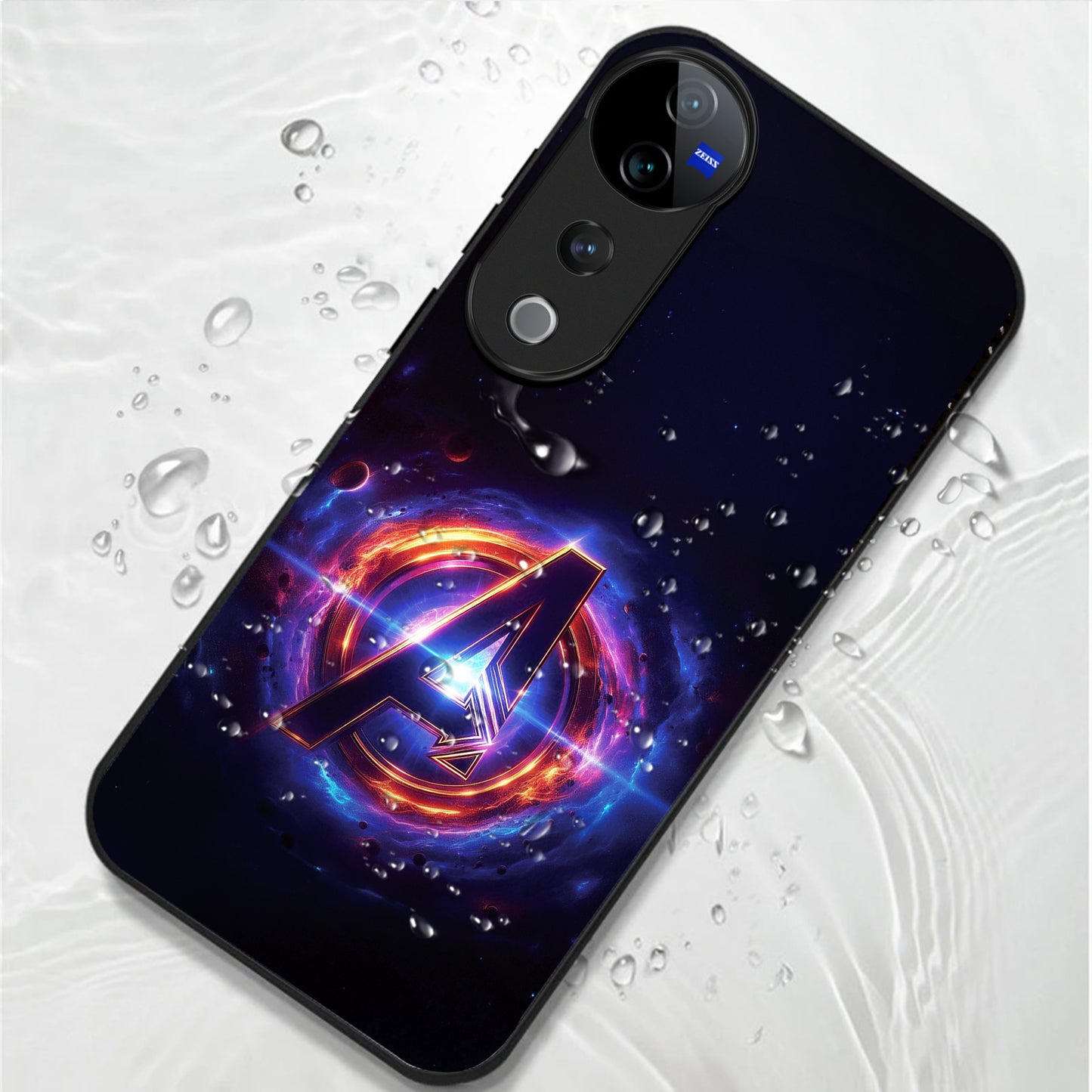Vivo V40 Pro 5G Premium Acrylic Shockproof Glass Back Case (Endgame Impact)
