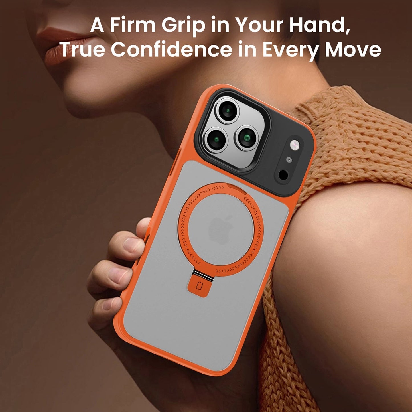 iPhone 17 Pro & 17 Pro Max Magnetic Defender Ring Stand Magsafe Case