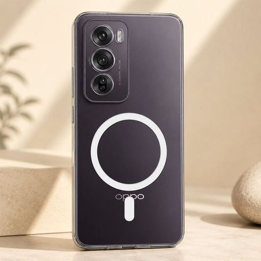 Oppo Reno 12 Pro 5G Clear Anti-Yellow MagSafe Protective Case