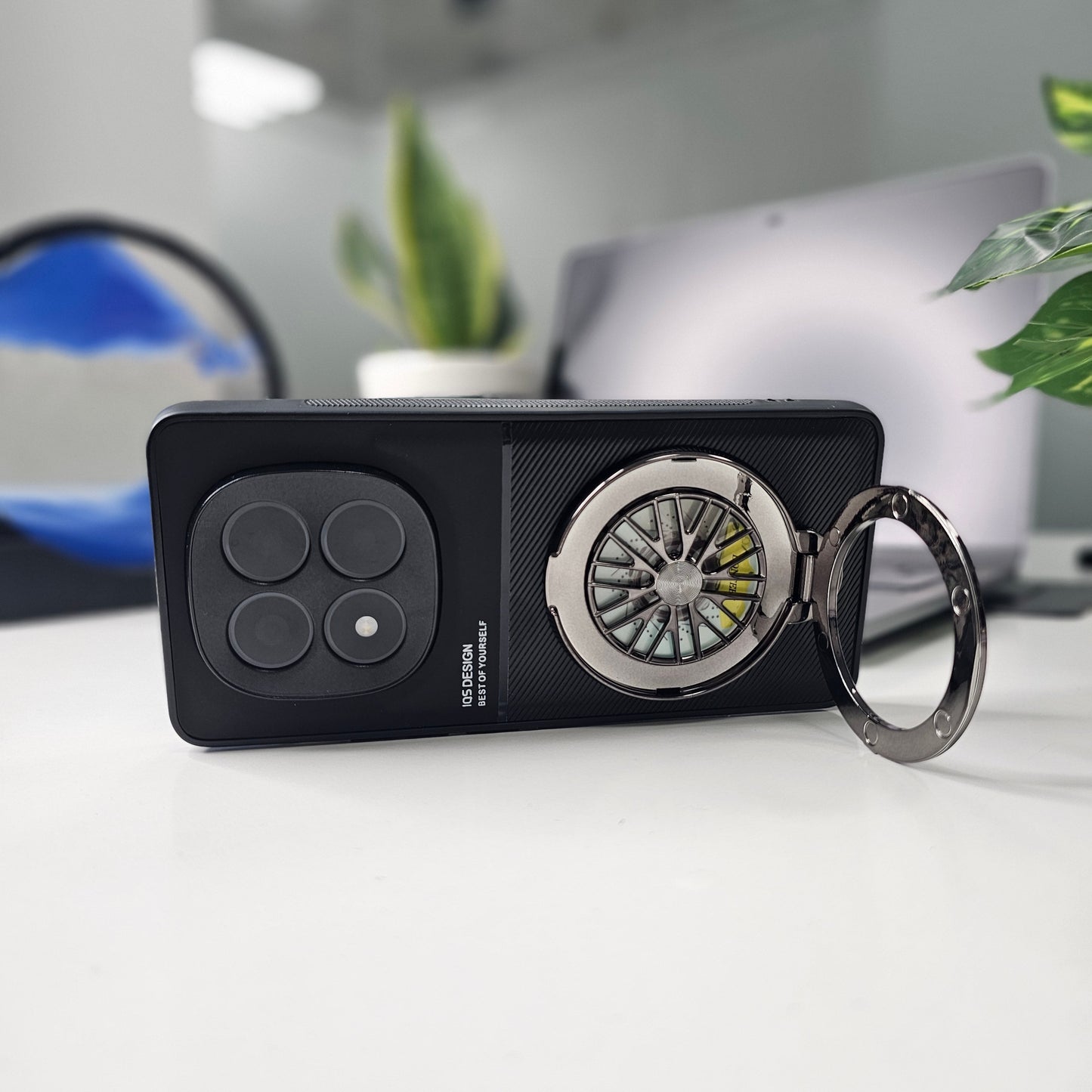 Redmi Note 14 Pro 5G Best Selling Stress Buster Wheel Hybrid Scratch Resistant Back Case