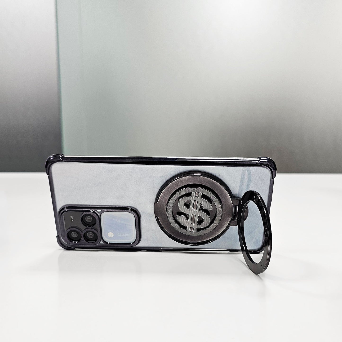 Vivo V30 Pro 5G Four Corner Airbags 100% Original Astro Money Magnet Rotating Dollar Case