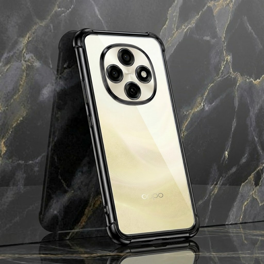 Oppo F31 Pro 5G Anti-Yellow Electroplating Transparent Airbags Case