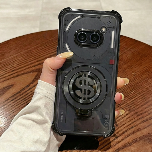 Nothing Phone 2a 5G Four Corner Airbags 100% Original Astro Money Magnet Rotating Dollar Case