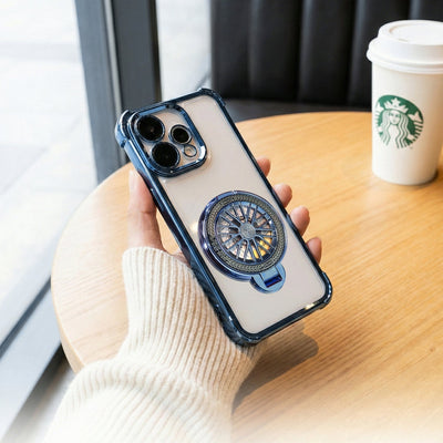 Oppo Reno 15 5G Premium Stress Buster Wheel Rotating Shockproof Airbags Case