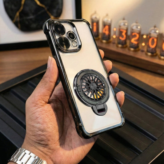 Oppo Reno 15 5G Premium Stress Buster Wheel Rotating Shockproof Airbags Case