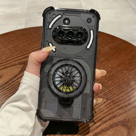 Nothing Phone 3a 5G Premium Stress Buster Wheel Rotating Shockproof Airbags Case