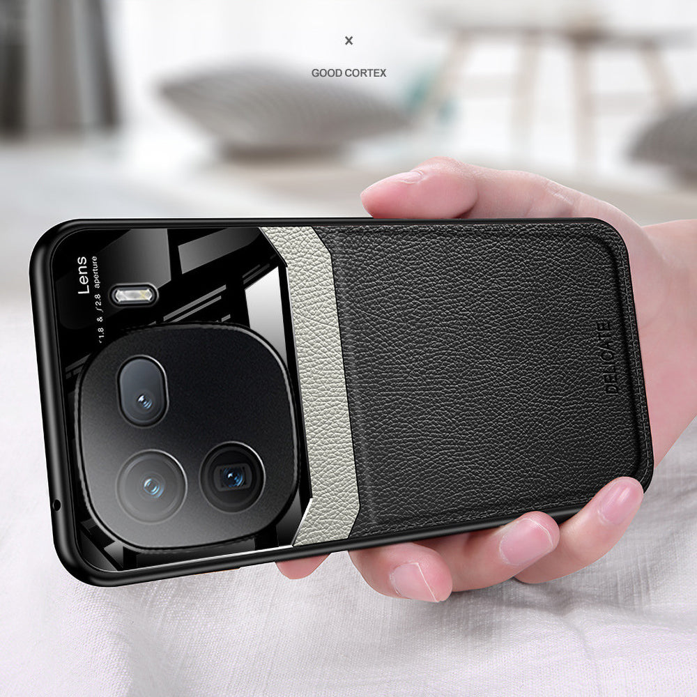iQOO 12 5G Premium Leather Lens Protective Case