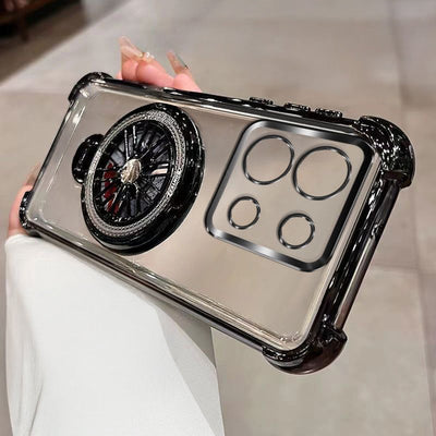 Oppo Reno 13 5G Premium Stress Buster Wheel Rotating Shockproof Airbags Case