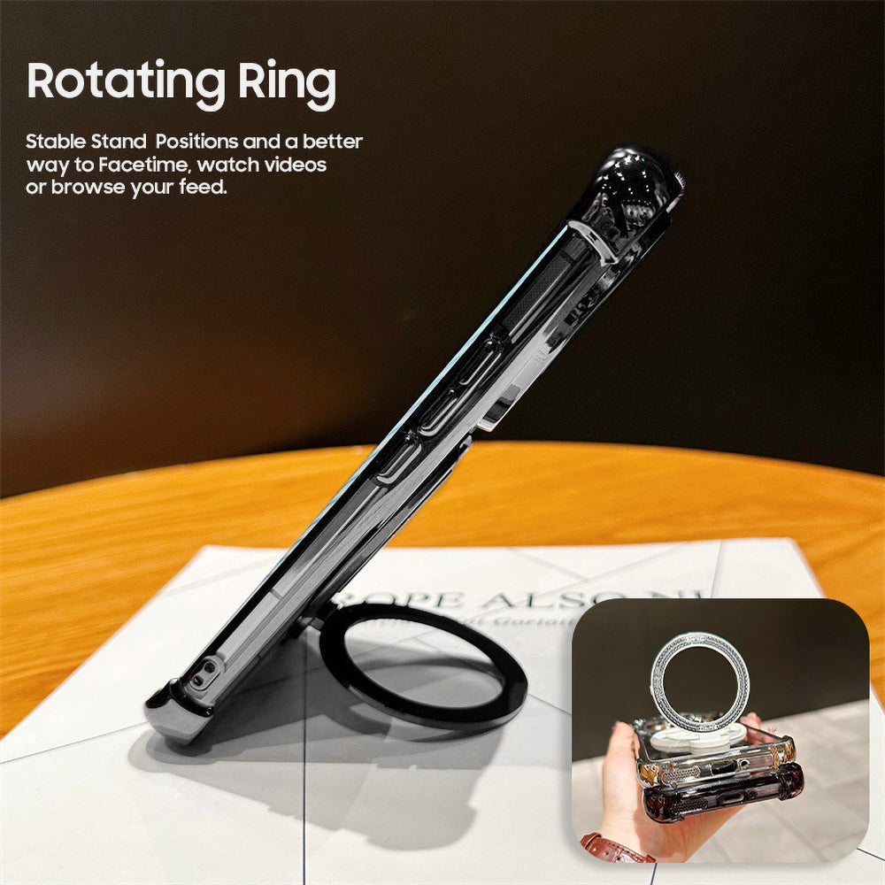 Oppo Reno12 5G Premium Stress Buster Wheel Rotating Shockproof Airbags Case