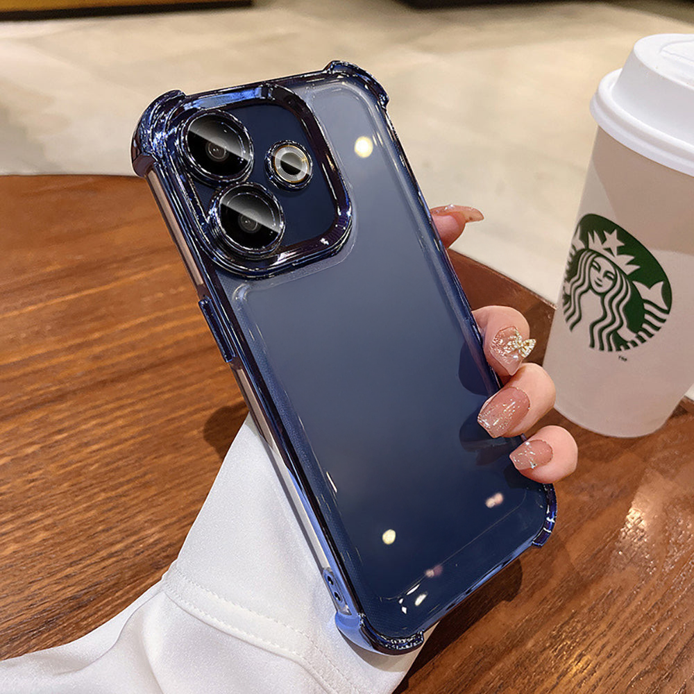 Oppo A5 Pro 5G Transparent Shockproof Case With Airbag Corners