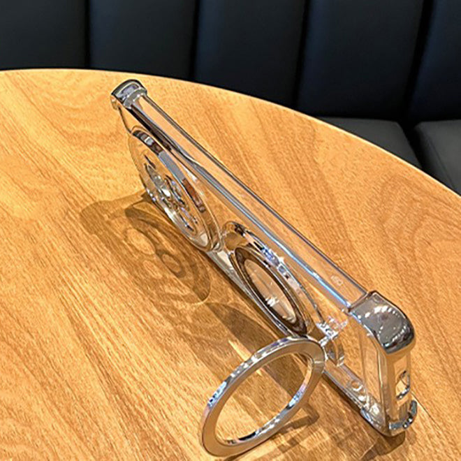 Realme 14 Pro+ 5G shockproof case with built-in magnifier ringโgreat for holding, watching videos, and protecting your phone from drops.