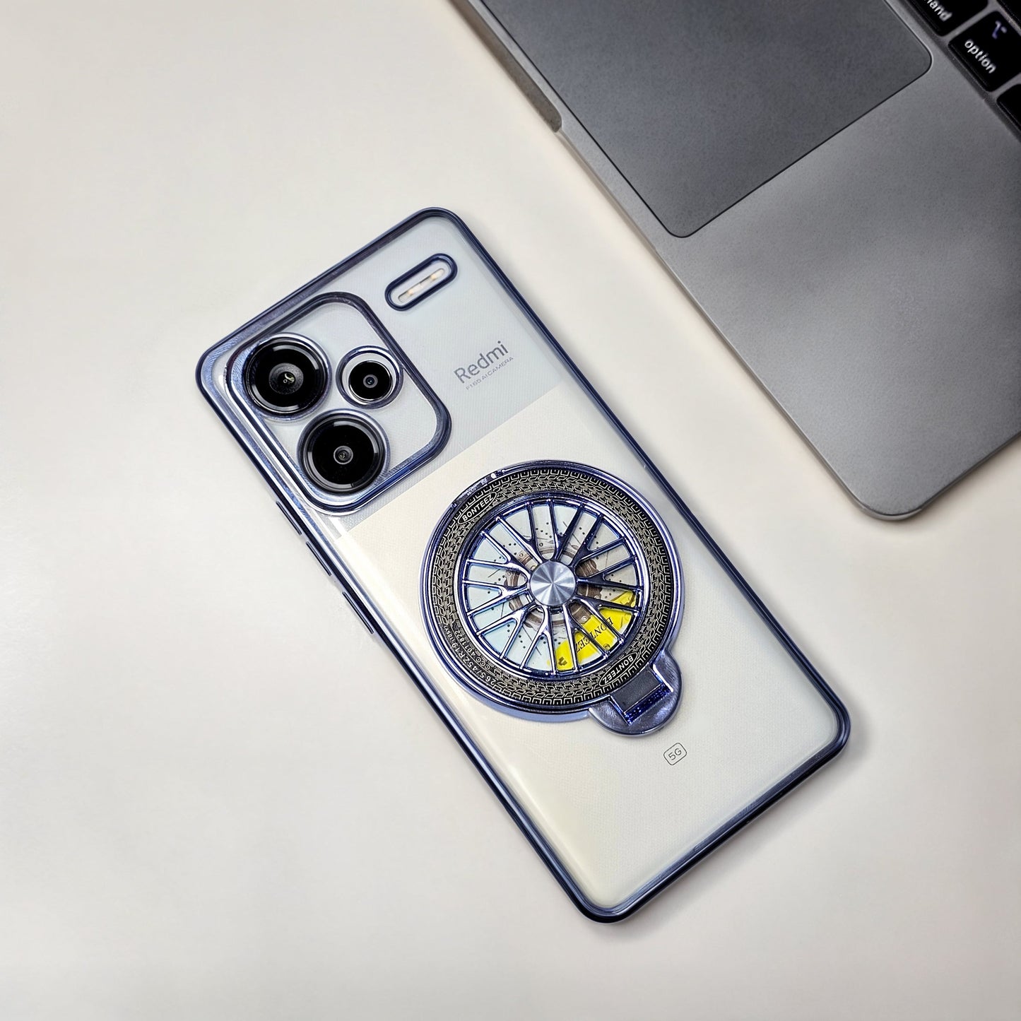 Redmi Note 13 Pro+ 5G Ferrari Wheel Electroplating Case