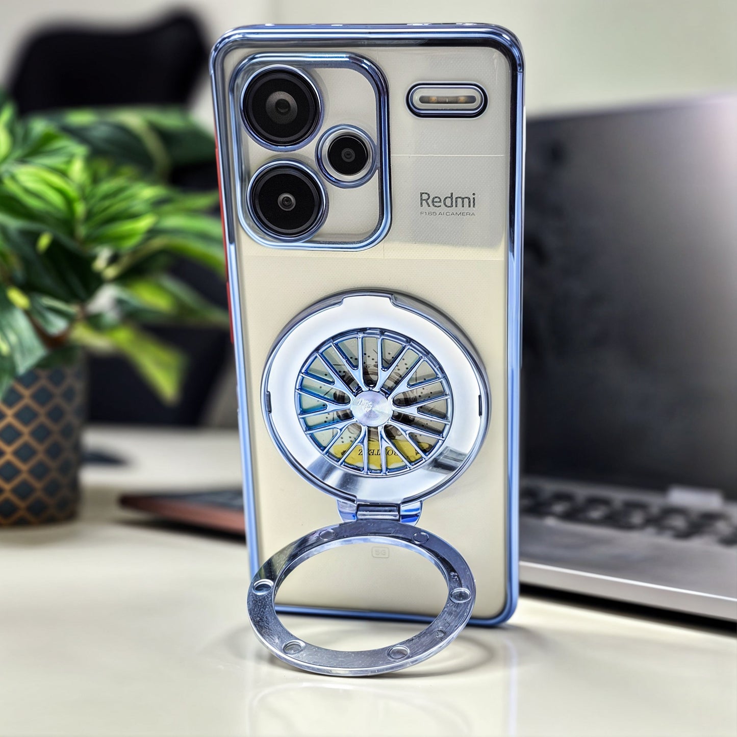 Redmi Note 13 Pro+ 5G Ferrari Wheel Electroplating Case