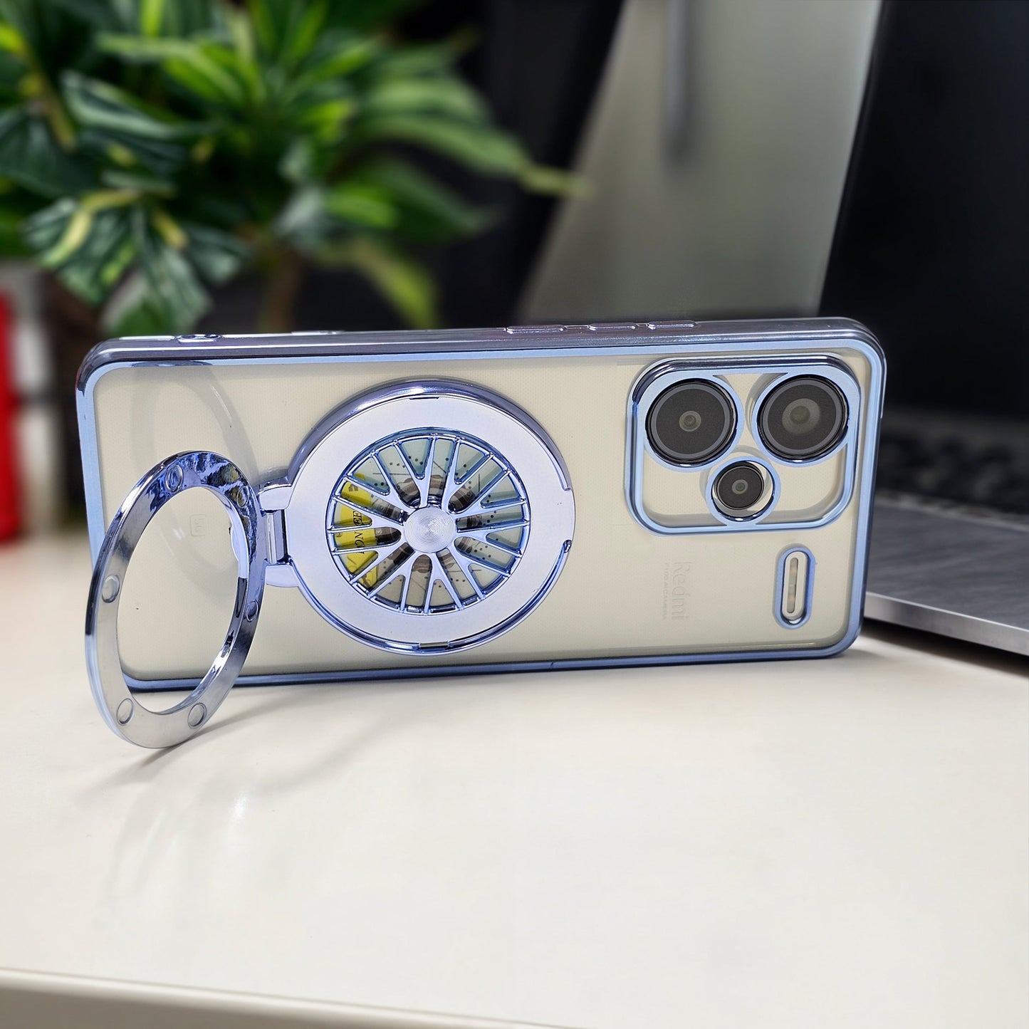 Redmi Note 13 Pro+ 5G Ferrari Wheel Electroplating Case