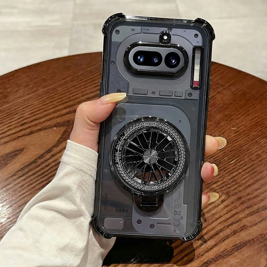 Nothing Phone 4a 5G Premium Stress Buster Wheel Rotating Shockproof Airbags Case