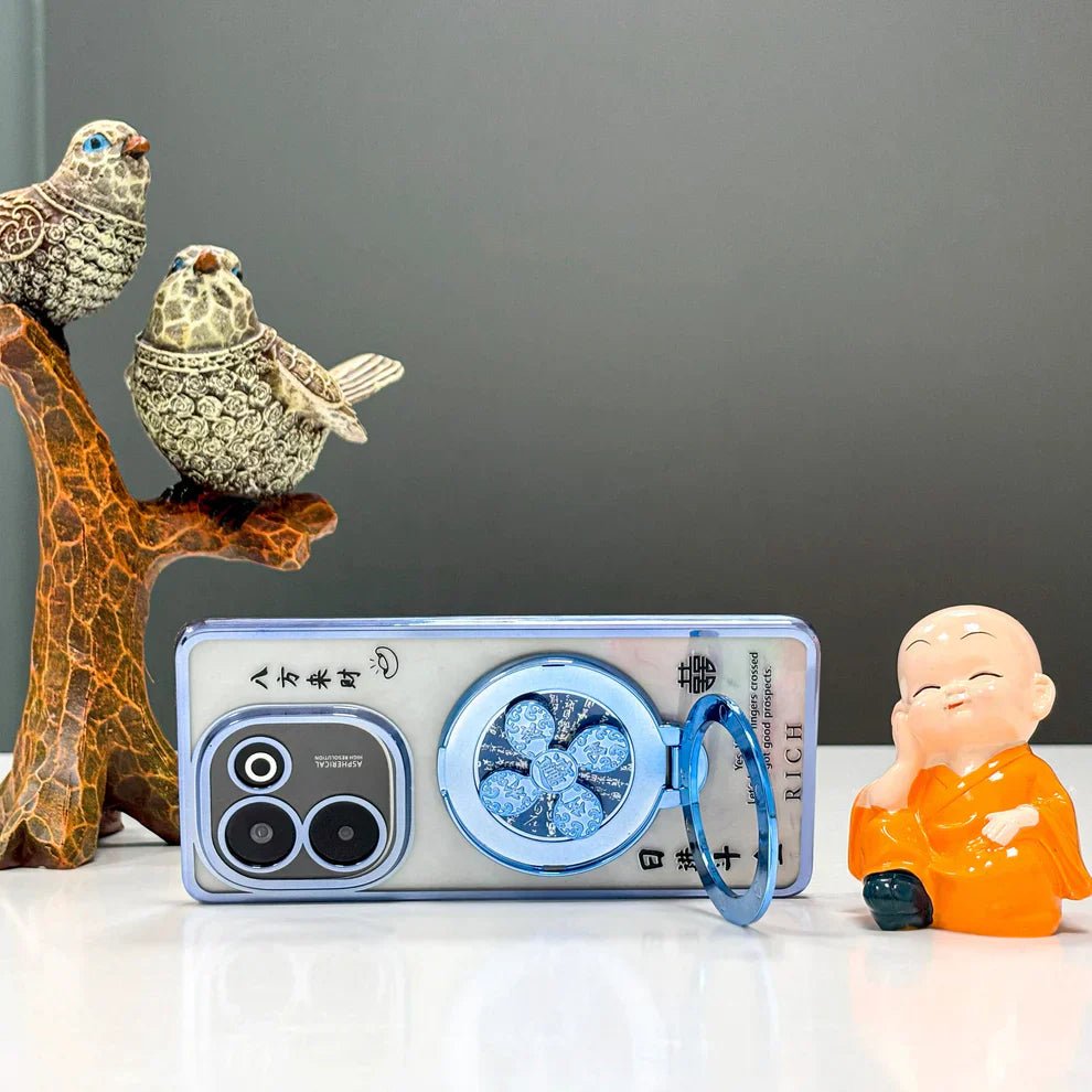 Vivo T3 Pro 5G Rich Manifestation Reflective Fidget Rotating Back Case