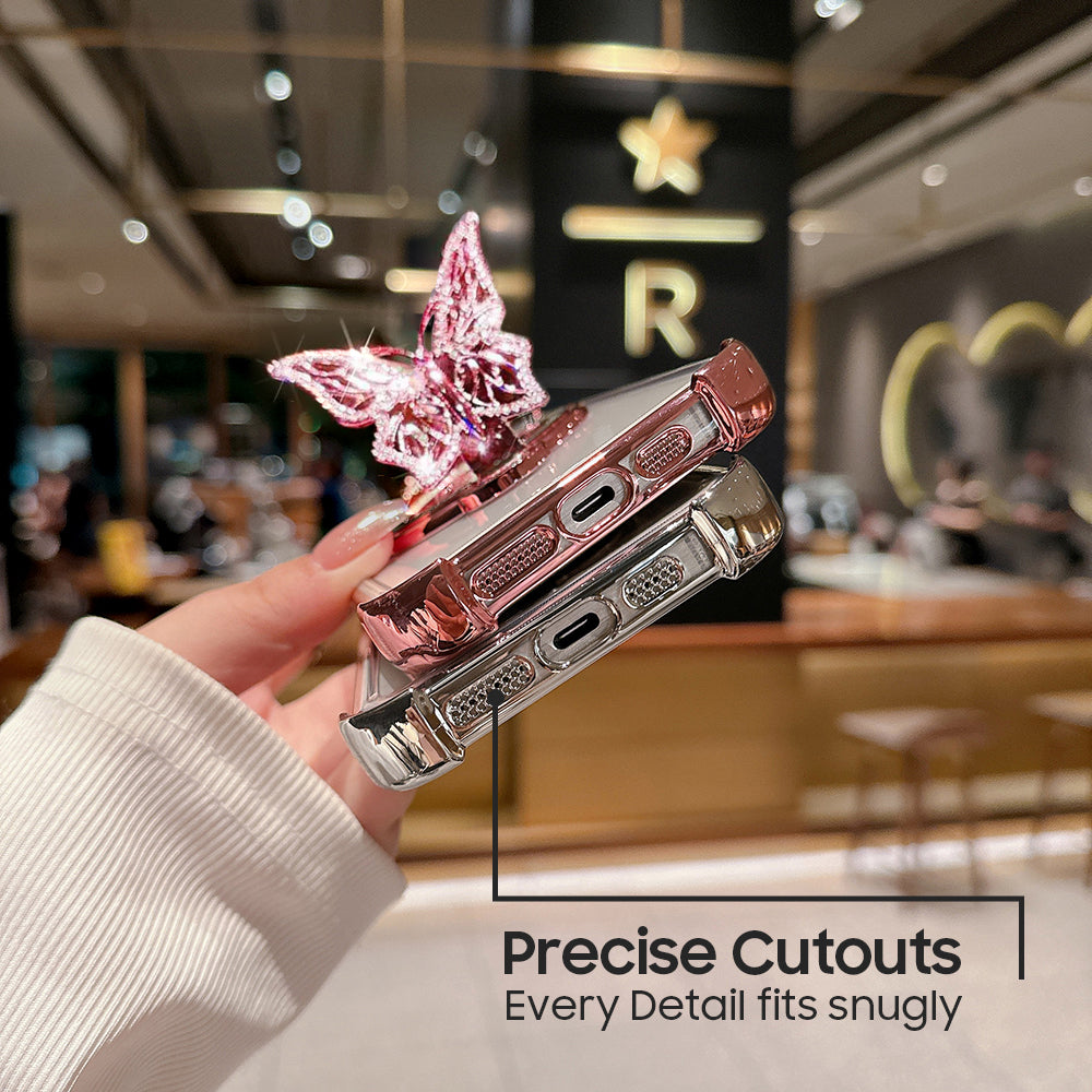 Vivo T4R 5G Premium Butterfly Stand Airbags Case