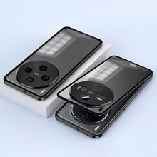 Vivo X300 5G Aluminium Metal Bumper Shield Transparent Back Case