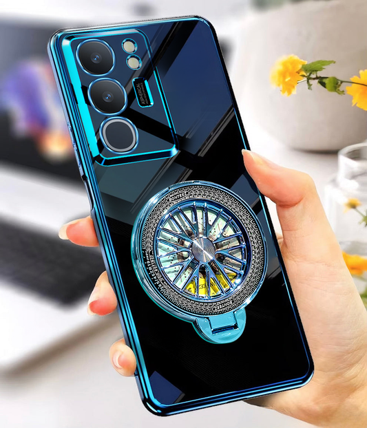 Vivo Y300 5G Ferrari Wheel Electroplating Case