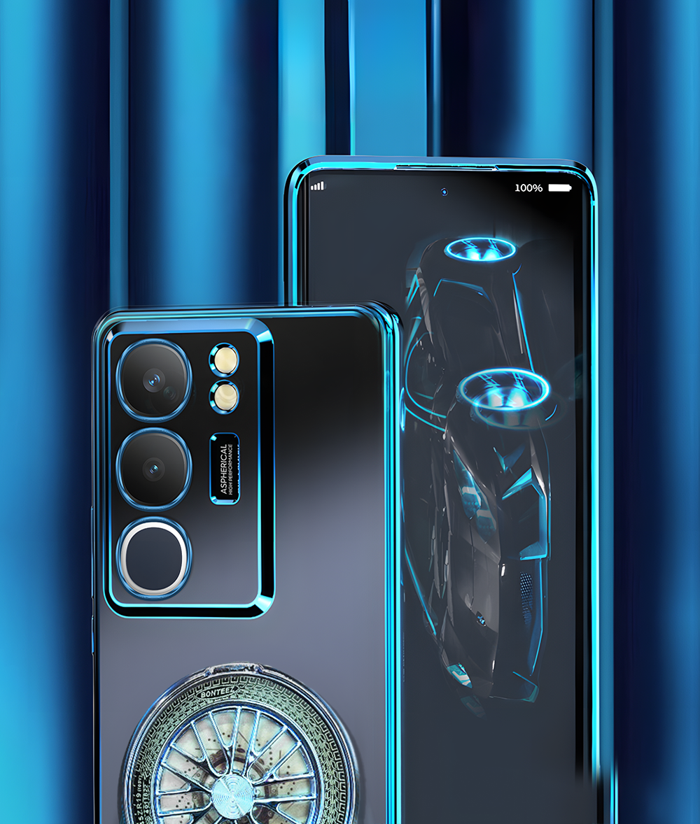 Vivo Y300 5G Ferrari Wheel Electroplating Case