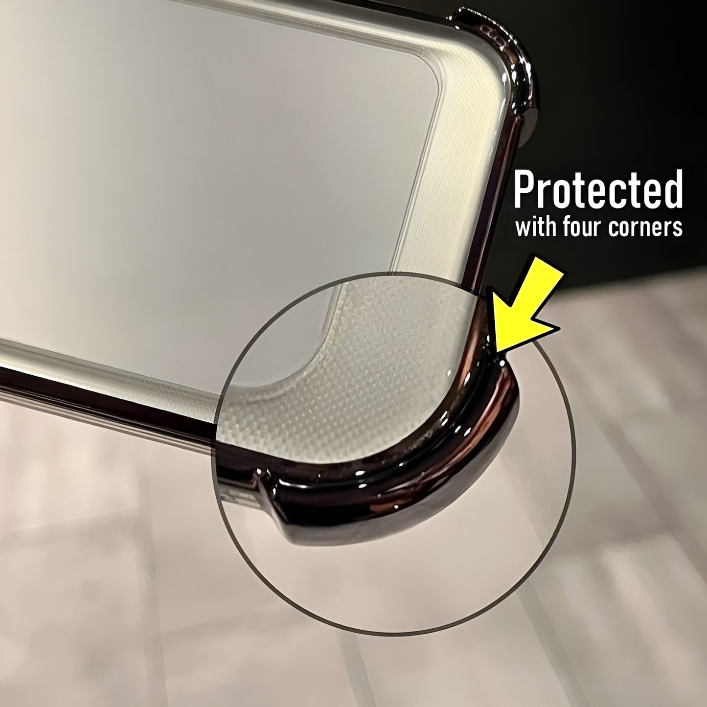 Vivo Y400 Pro 5G Transparent Airbags Back Case