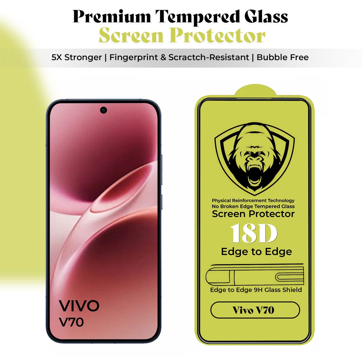 Vivo V70 5G Premium Stress Buster Wheel Rotating Shockproof Airbags Case