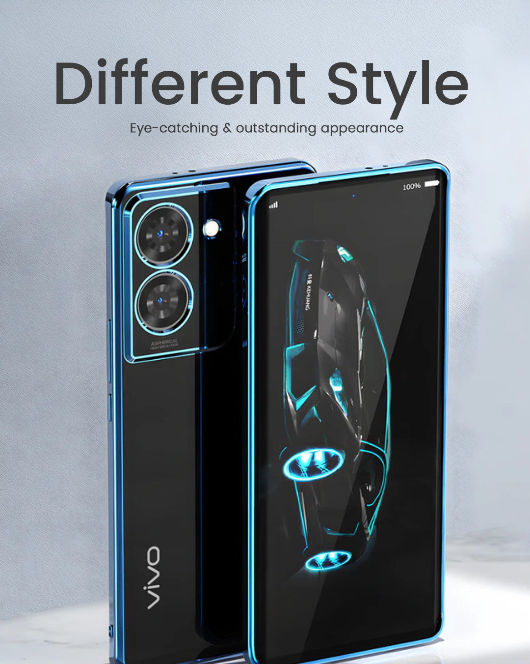 Vivo Y28s 5G Electroplating Luxurious Case