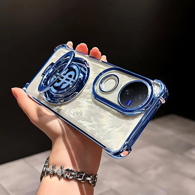 Vivo V50 5G Four Corner Airbags 100% Original Astro Money Magnet Rotating Dollar Case