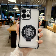 Motorola Edge 50 Neo 5G Four Corner Airbags 100% Original Astro Money Magnet Rotating Dollar Case