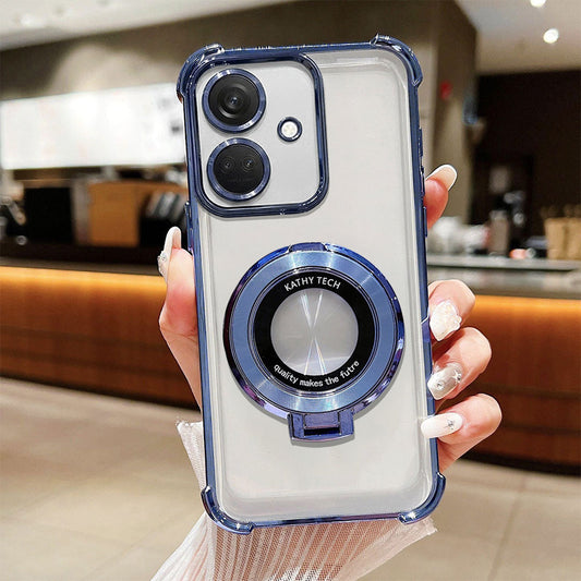 OnePlus Nord CE3 5G Original Luxury Magnifier Ring Stand Shockproof Airbags Corner Case