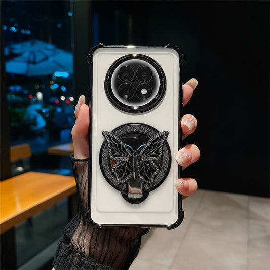 Oppo F31 Pro+ 5G Premium Butterfly Stand Airbags Case (Buy 1 Get 1 Free Surprise Cover)