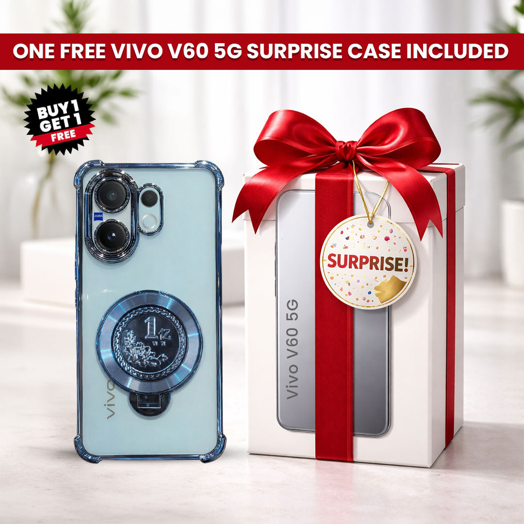Vivo V60 5G Premium Billion Wheel Rotating Shockproof Airbags Case (Buy 1 Get 1 Surprise Cover)