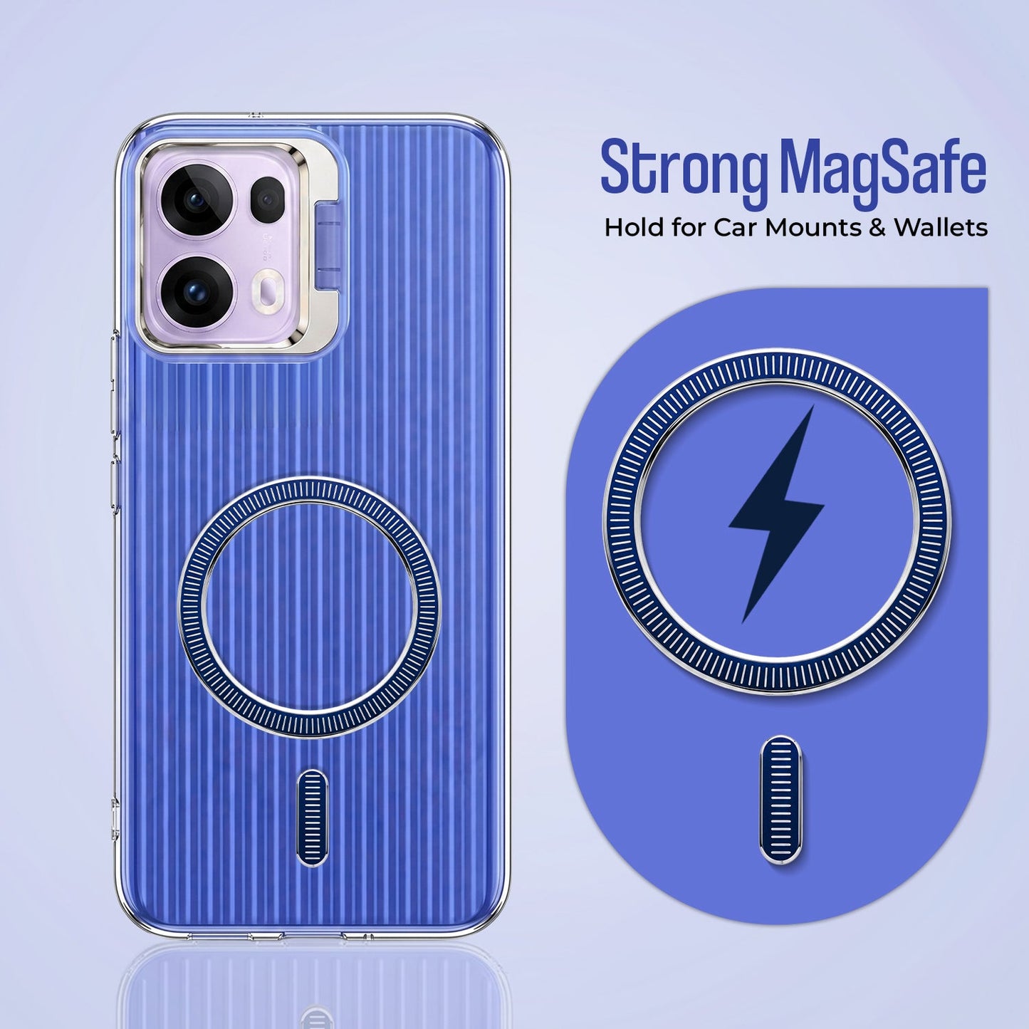 Oppo Reno 13 Pro 5G Anti-Yellow Magsafe Liquid Crystal Clear Case