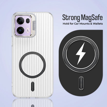 Oppo Reno 13 Pro 5G Anti-Yellow Magsafe Liquid Crystal Clear Case