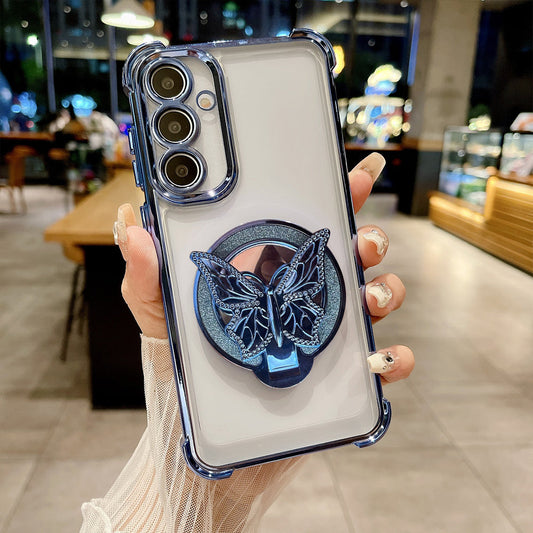 Samsung Galaxy A36 5G Premium Butterfly Stand Airbags Case