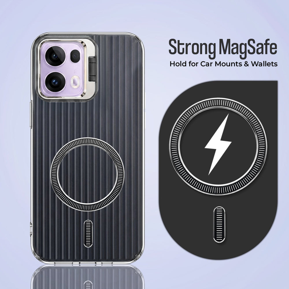 Oppo Reno 13 Pro 5G Anti-Yellow Magsafe Liquid Crystal Clear Case