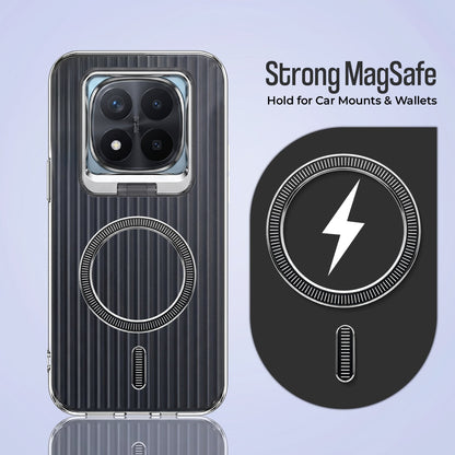 Redmi Note 14 Pro+ 5G Anti-Yellow Magsafe Liquid Crystal Clear Case