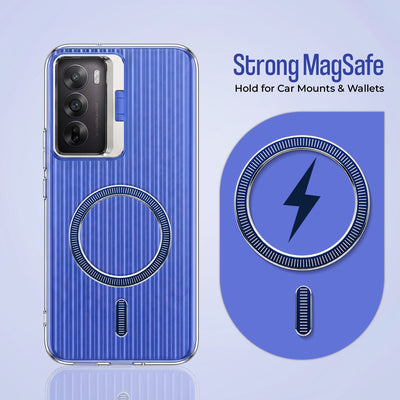 Oppo Reno12 Pro 5G Anti-Yellow Magsafe Liquid Crystal Clear Case