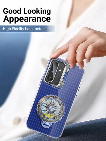 Samsung Galaxy A36 5G Luxury Dual Layer Hybrid Camera Wheel Rotating Case
