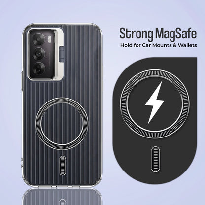 Oppo Reno12 Pro 5G Anti-Yellow Magsafe Liquid Crystal Clear Case