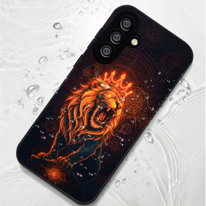 Samsung Galaxy A36 Premium Acrylic Shockproof Glass Back Case (King of Cosmos)