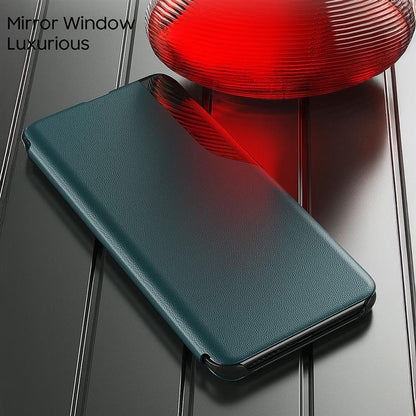 Vivo T2 Pro 5G Luxury Half Window Leather Flip Case