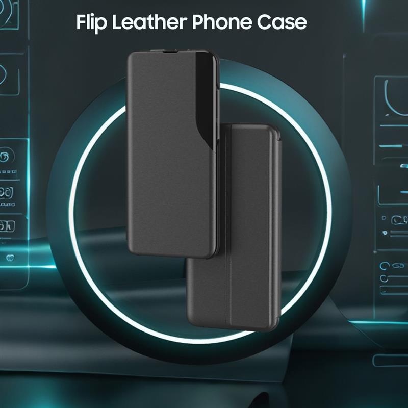 Redmi Note 14 Pro+ 5G Luxury Half Window Leather Flip Case