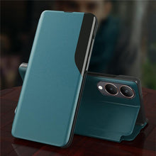 Vivo Y28 5G Luxury Half Window Leather Flip Case