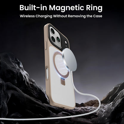 iPhone 17 Pro & 17 Pro Max Magnetic Defender Ring Stand Case