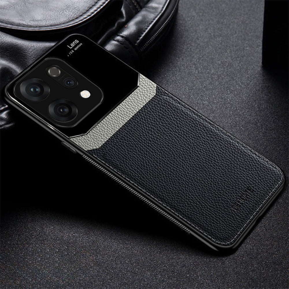 Oppo Reno 14 5G premium leather case with lens protection