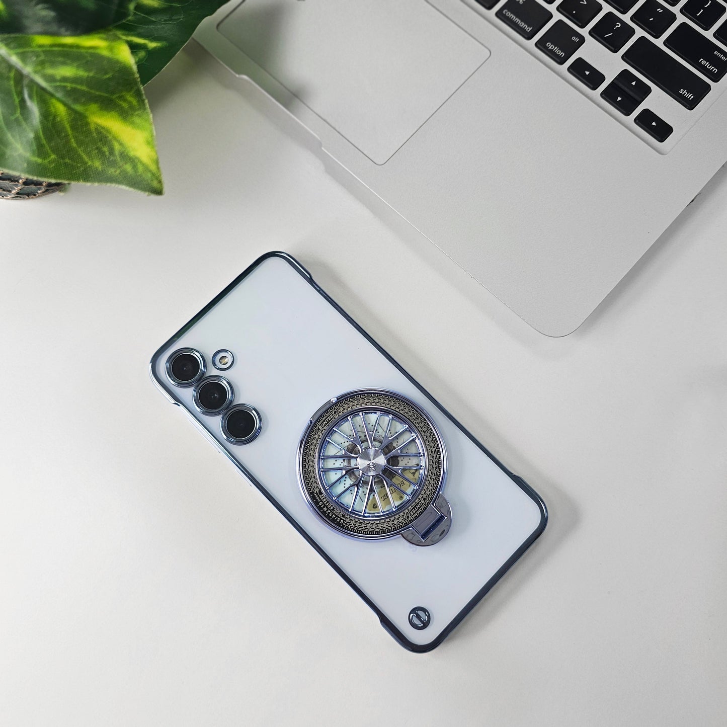 Samsung Galaxy A55 5G Porsche® Wheel Frameless Case