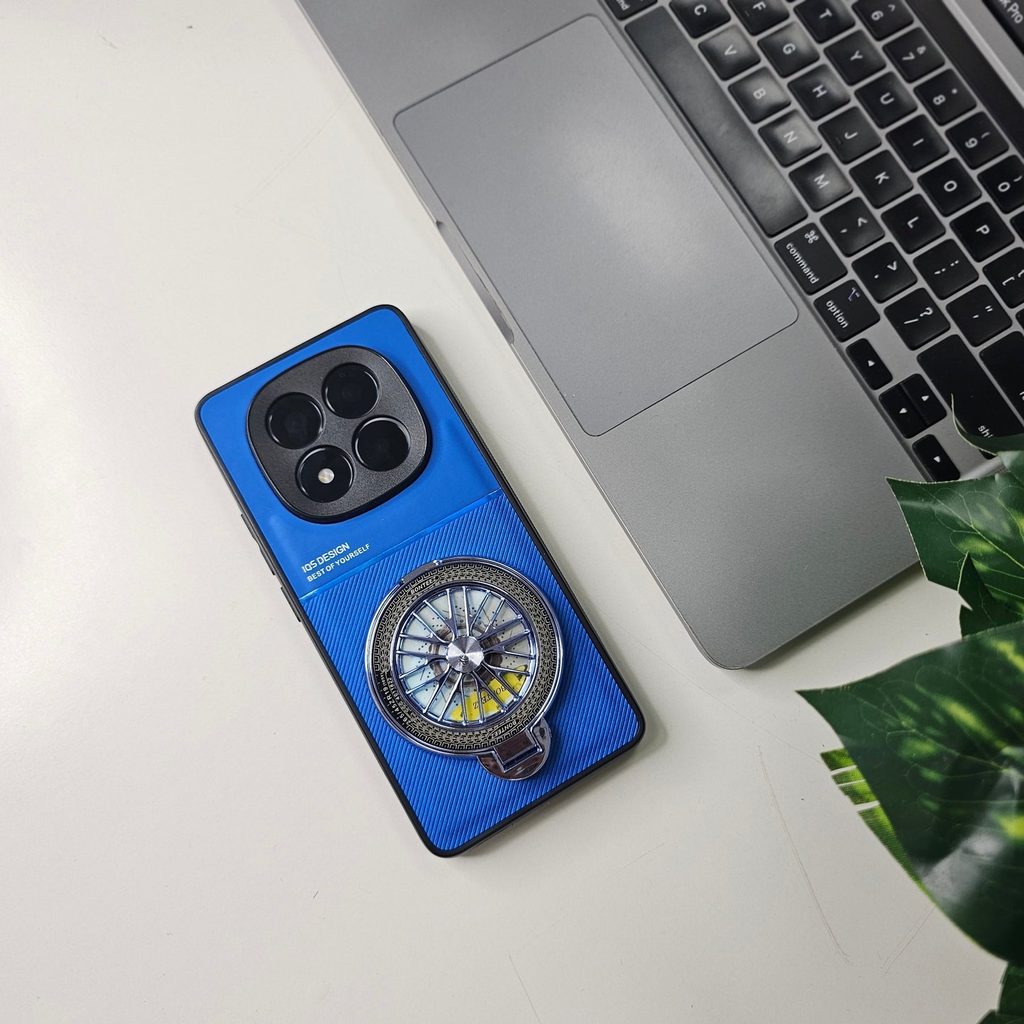 Redmi Note 14 Pro+ 5G Best Selling Stress Buster Wheel Hybrid Scratch Resistant Back Case