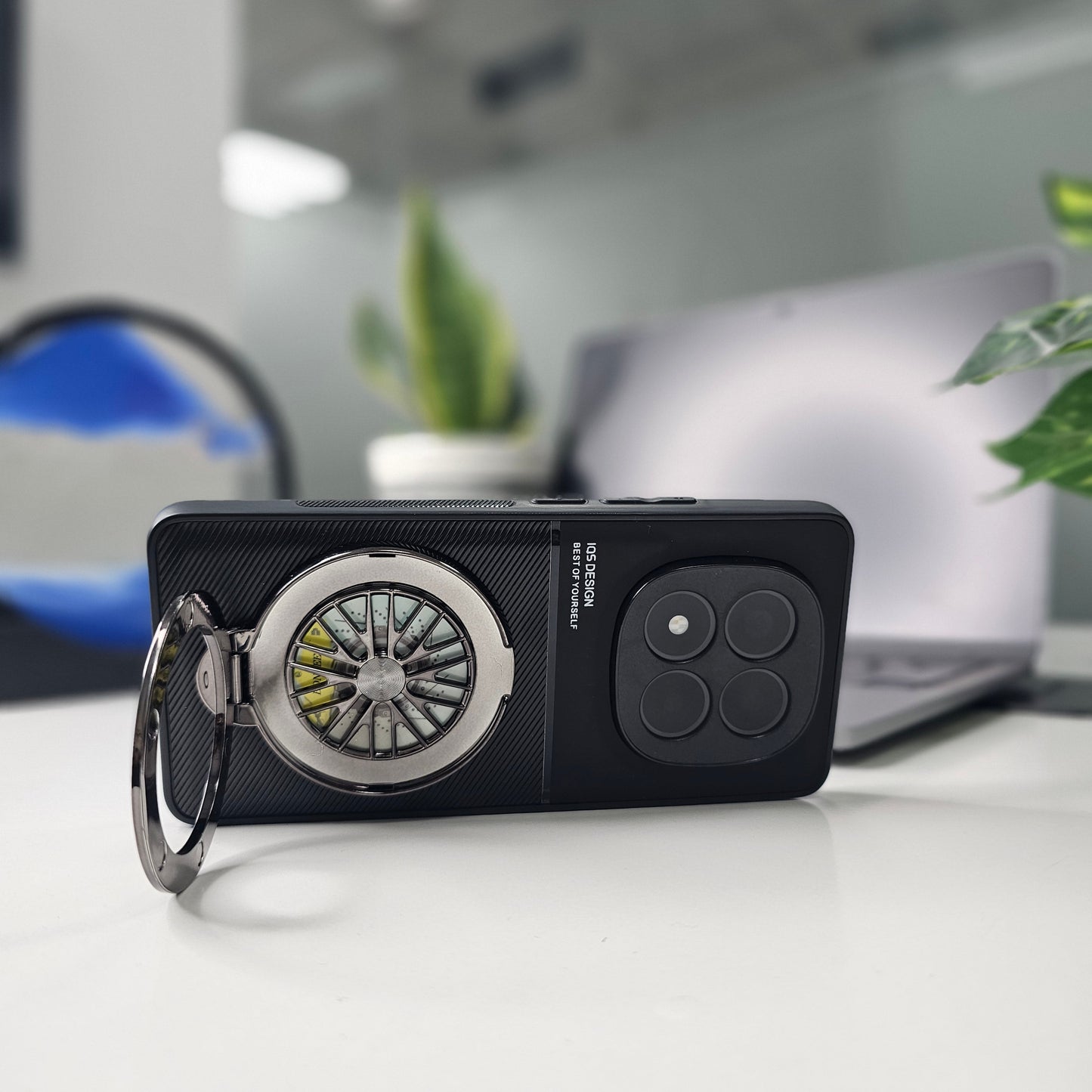 Redmi Note 14 Pro+ 5G Best Selling Stress Buster Wheel Hybrid Scratch Resistant Back Case