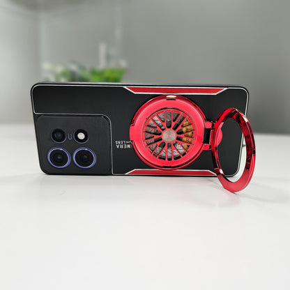 Motorola Edge 50 Pro 5G Best Selling Stress Buster Wheel Aluminium Metal Scratch Resistant Back Case